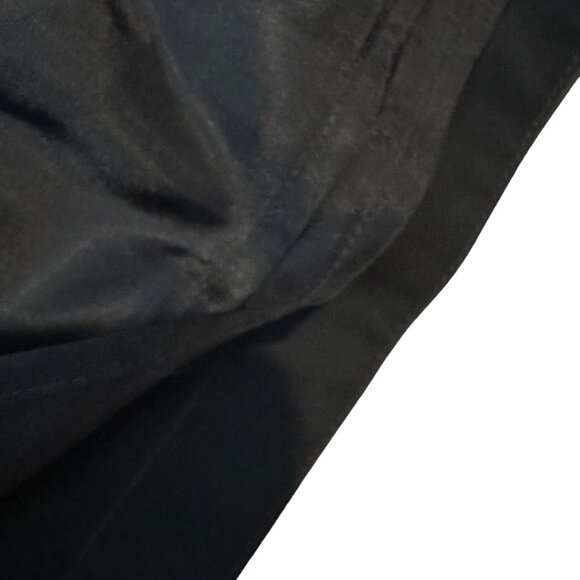 Dark Academia Black Gold Embroidery Skirt Size 4 A-line Side Zip Whimsy Preppy - Picture 5 of 9